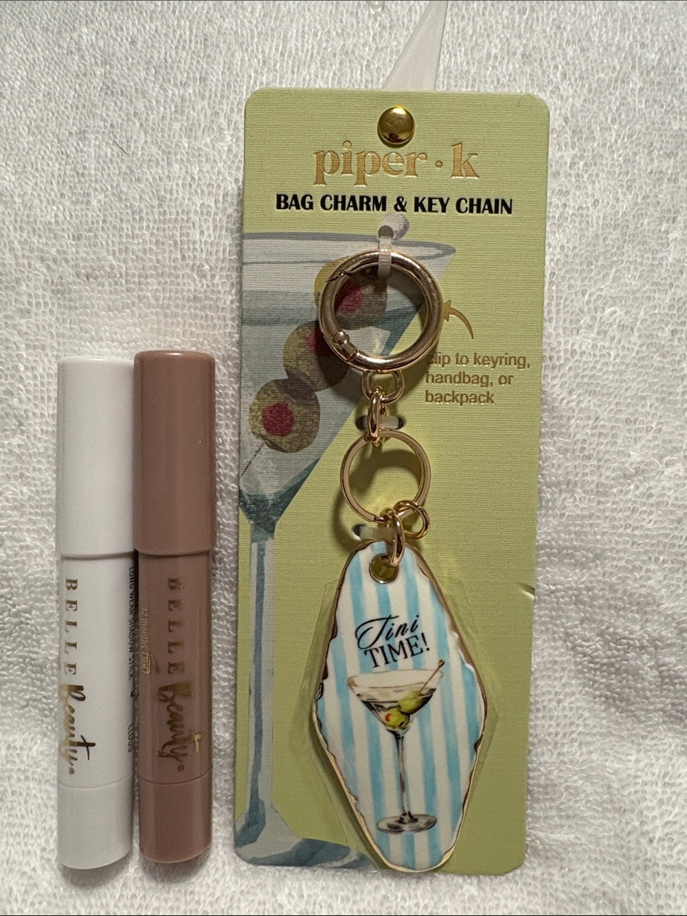 New Piper K Martini Charm & 2 Belle Beauty So Shady Shadow Sticks